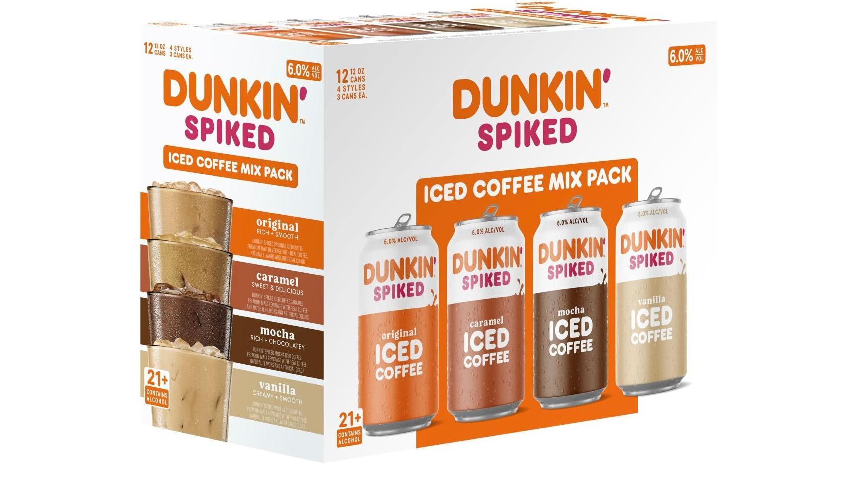 Dunkin’ releasing boozy versions of their iced coffees and teas